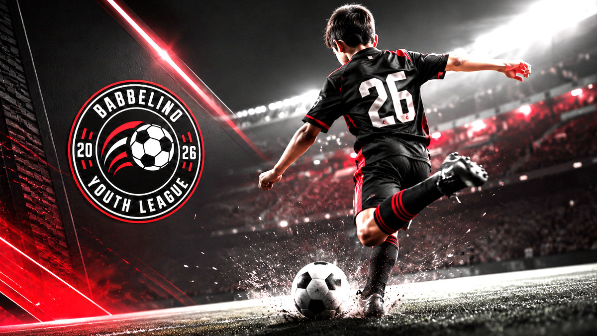 Kinder beim Fu&szlig;ballspielen in der Babbelino Youth League