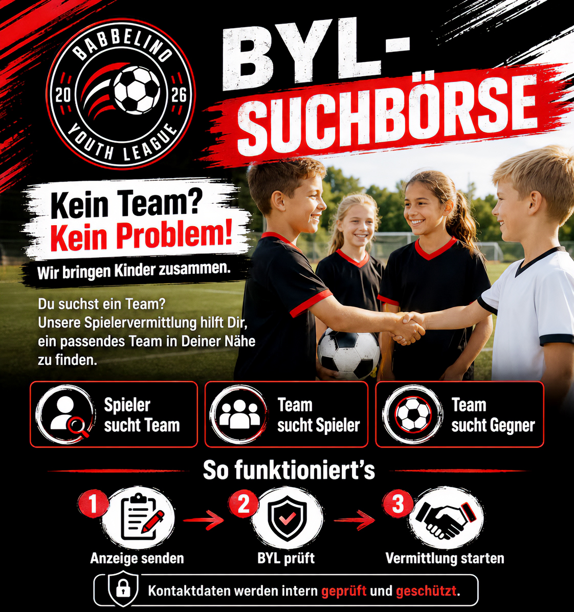 Spielervermittlung der Babbelino Youth League